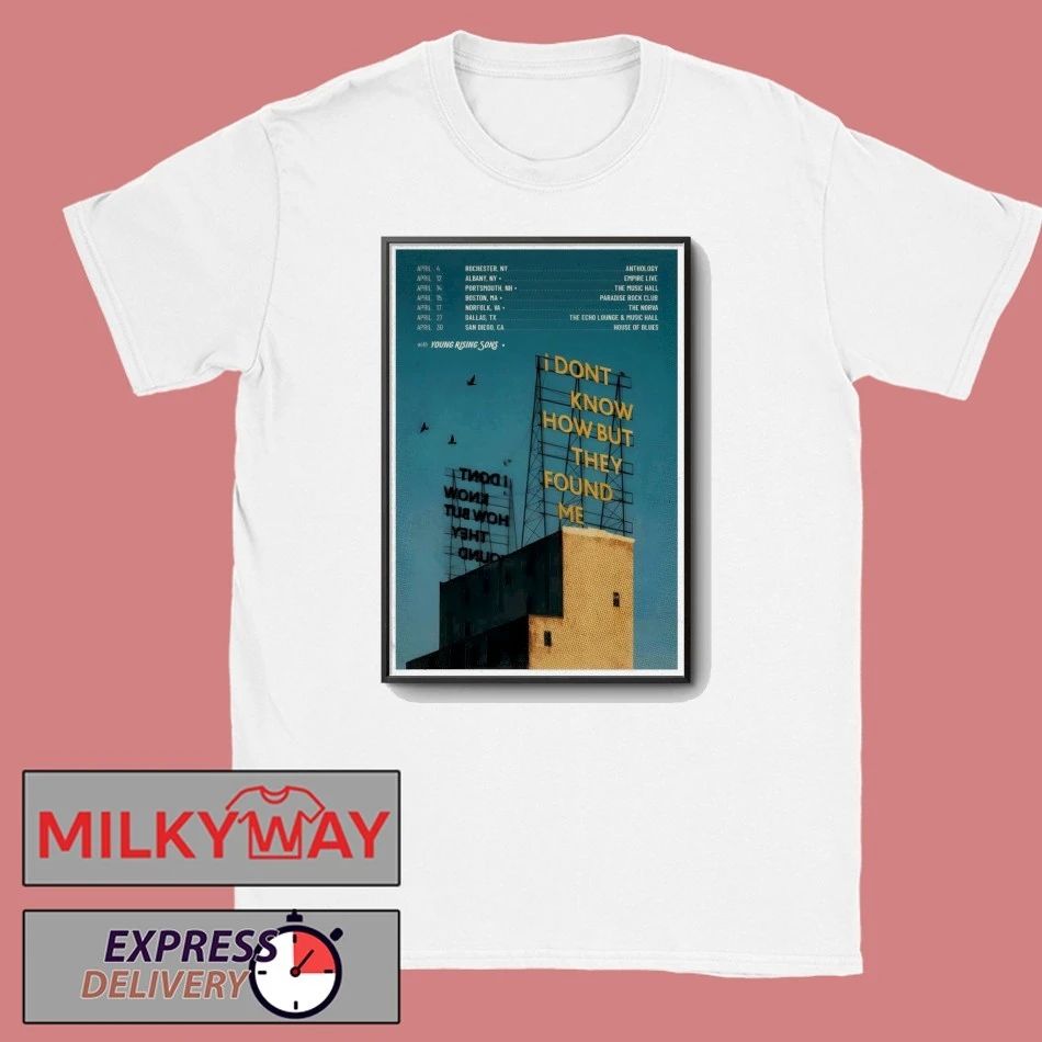 Poster iDKHOW BUT THEY FOUND ME Tour April 2026 shirt