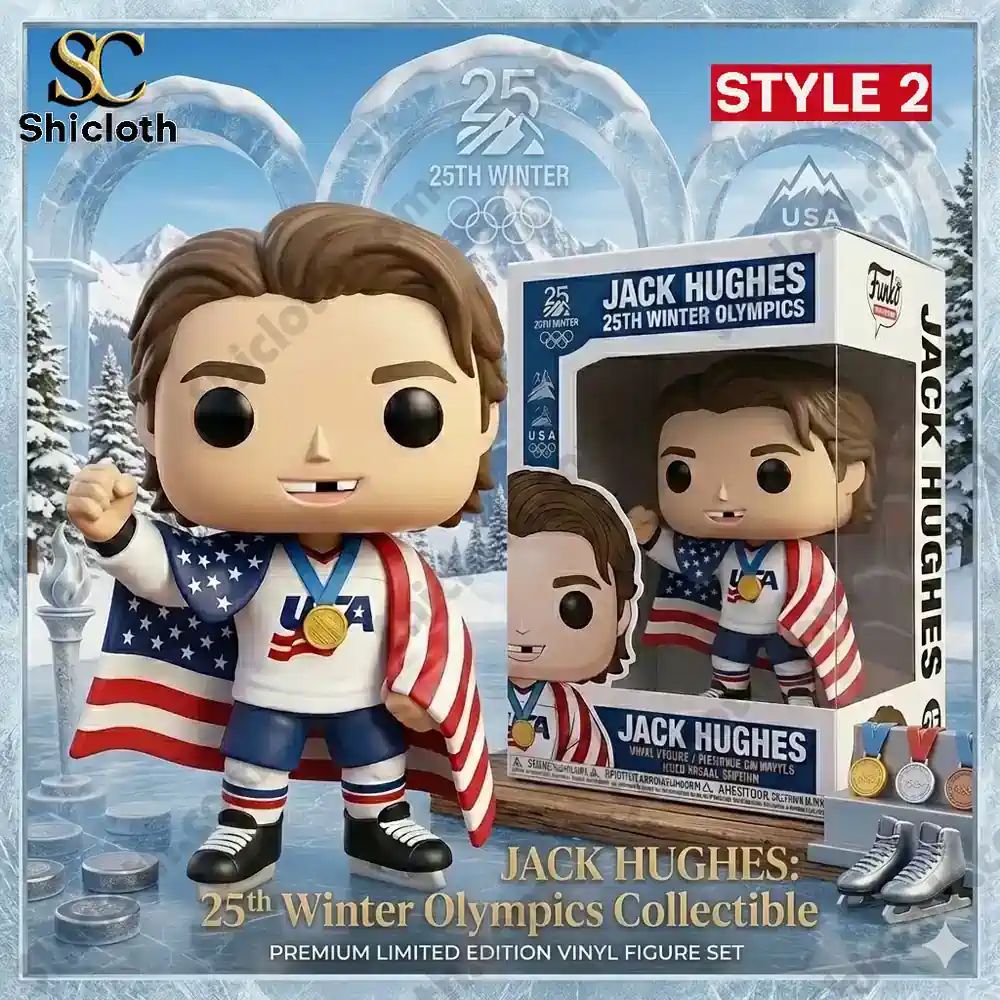 Jack Hughes 25th Winter Olympic Pop! Figure Dolls