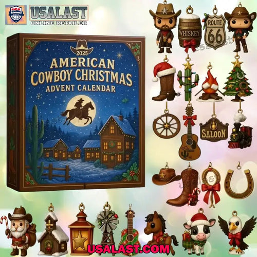 2025 American Cowboys Christmas Advent Calendar