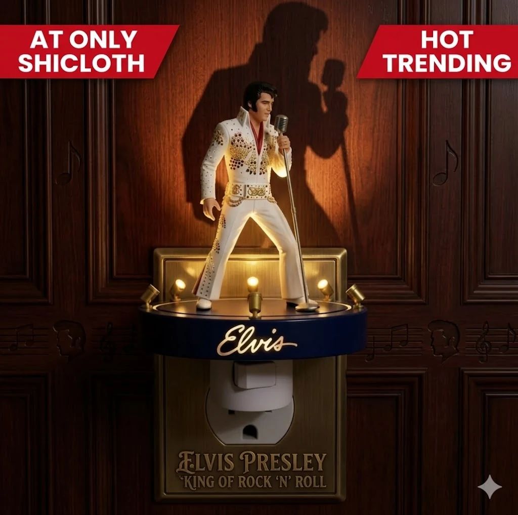 Elvis Presley King Of Rock ‘n’ Roll Night Light