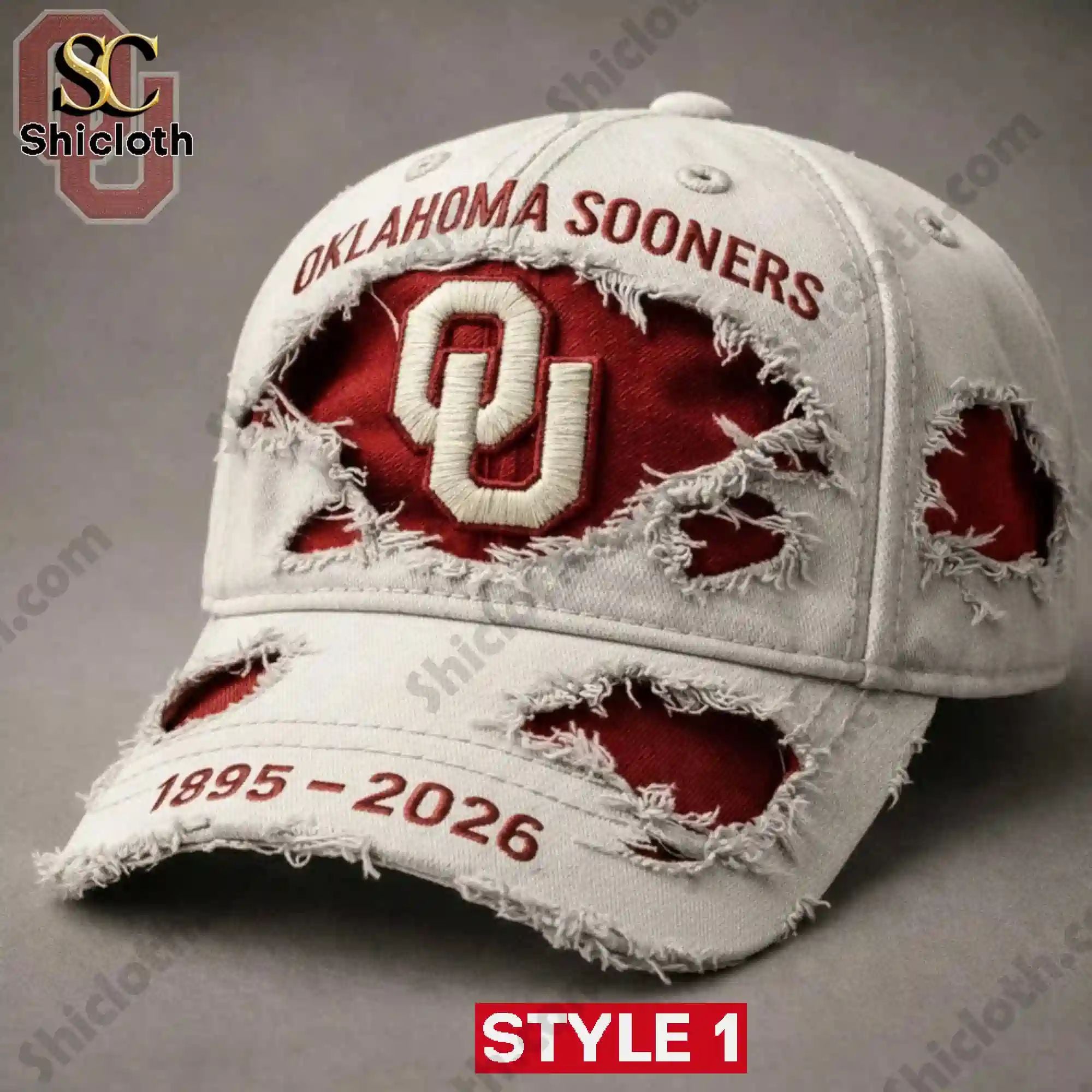 Oklahoma Sooners 131th Anniversary Cap Hat