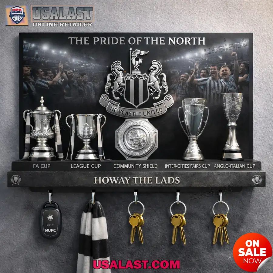 Newcastle United Pride Collection Wall Key Holder