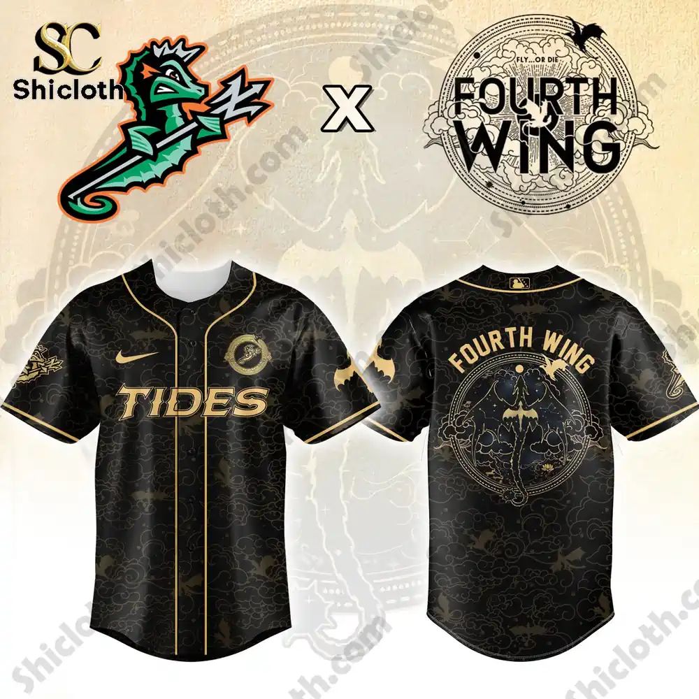 Norfolk Tides x Fourth Wing Night 2026 Baseball Jersey