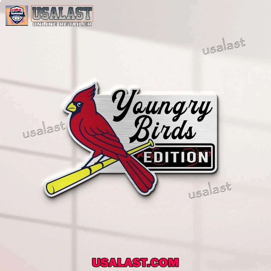 St. Louis Cardinals Edition Engraved Car Name Badge
