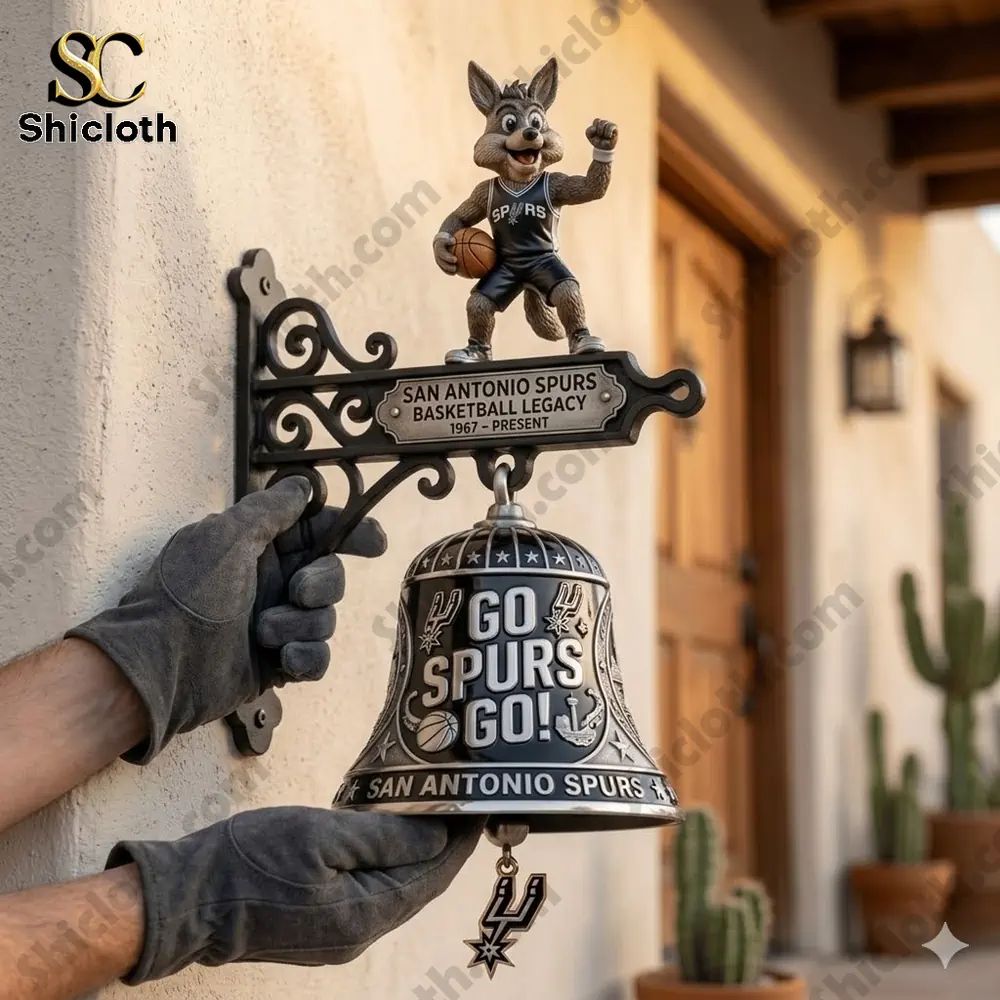 San Antonio Spurs Go Spurs Go Wall Bell