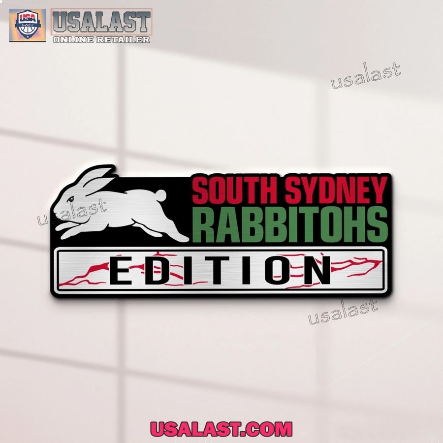 South Sydney Rabbitohs Edition Custom 3D Car Badge Sticker
