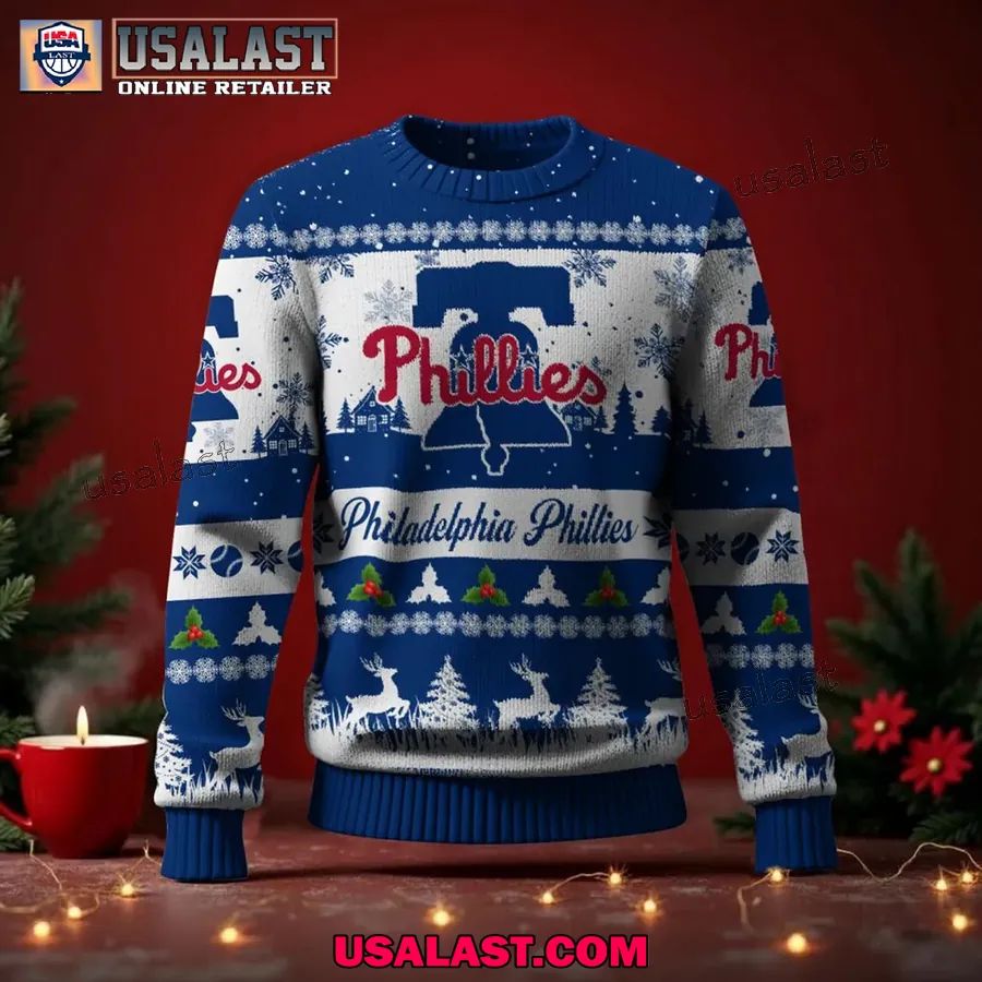 Philadelphia Phillies Ugly Christmas Sweater Jumper