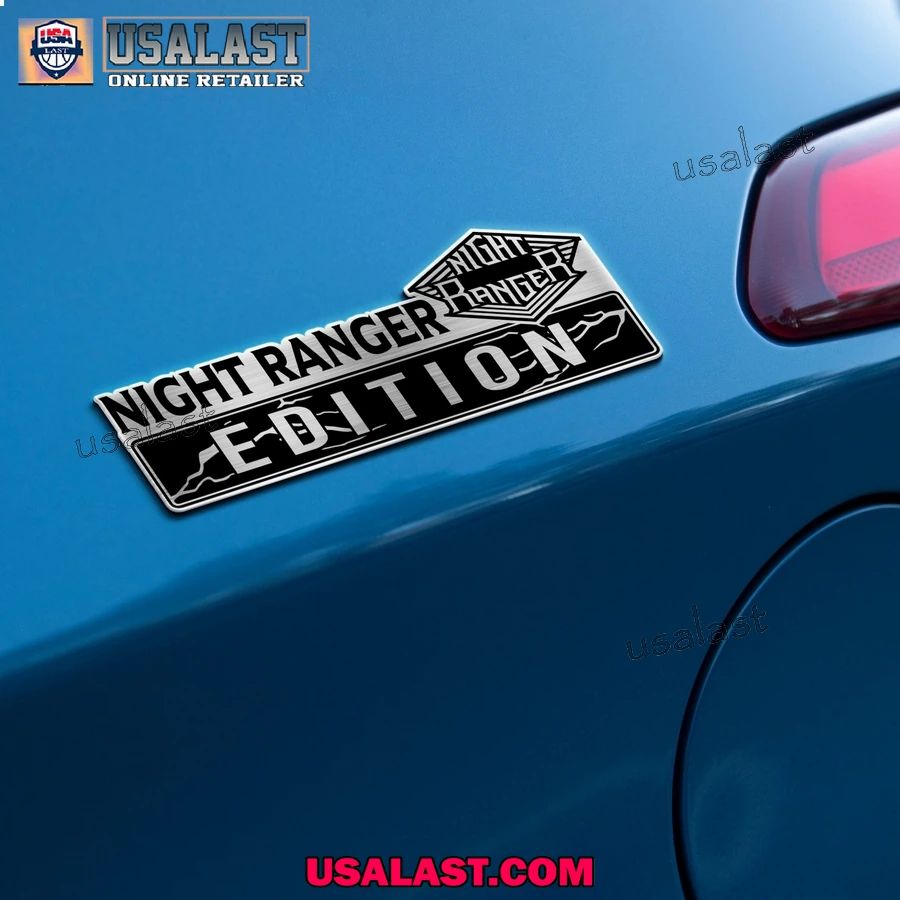 Night Ranger Rock Edition 3D Engraved Car Emblem Badge