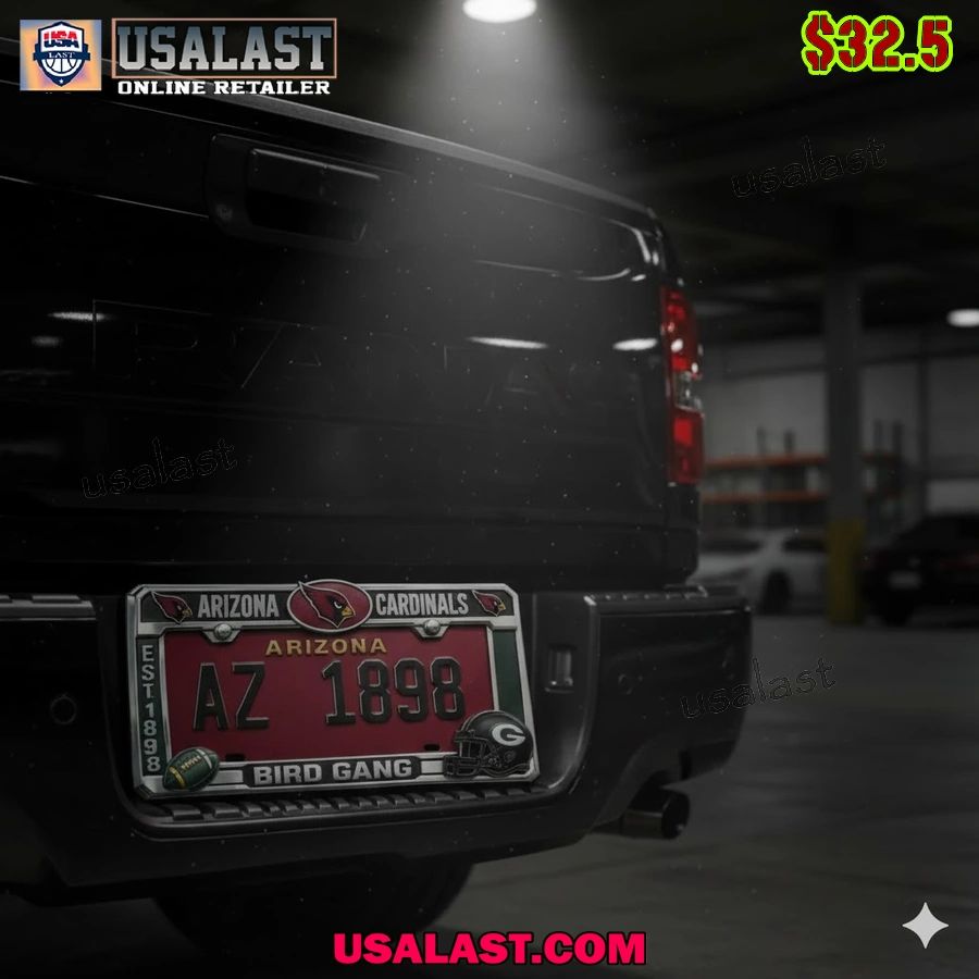 Arizona Cardinals Limited Edition License Plate Frame