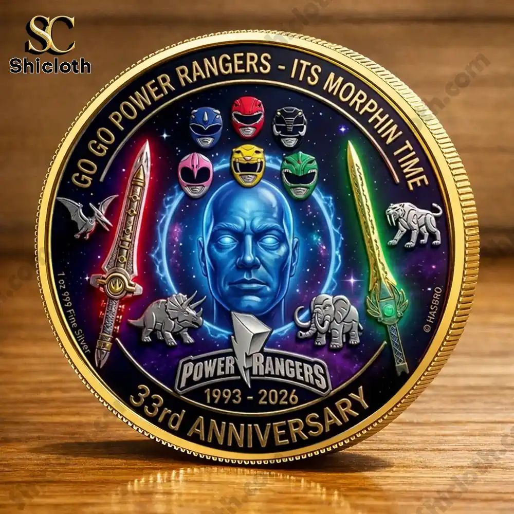 Power Rangers 33rd Anniversary It’s Morphin Time Coin