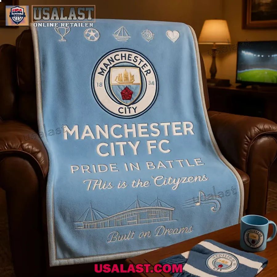 Manchester City The Cityzens Match Day Blanket