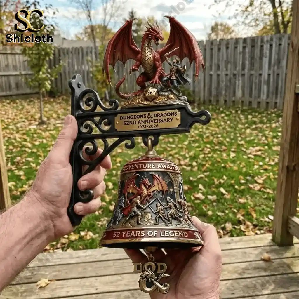 Dungeons & Dragons 52nd Anniversary Commemorative Wall Bell