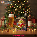 Personalized Grinch Naughty Beer Advent Calendar 2025