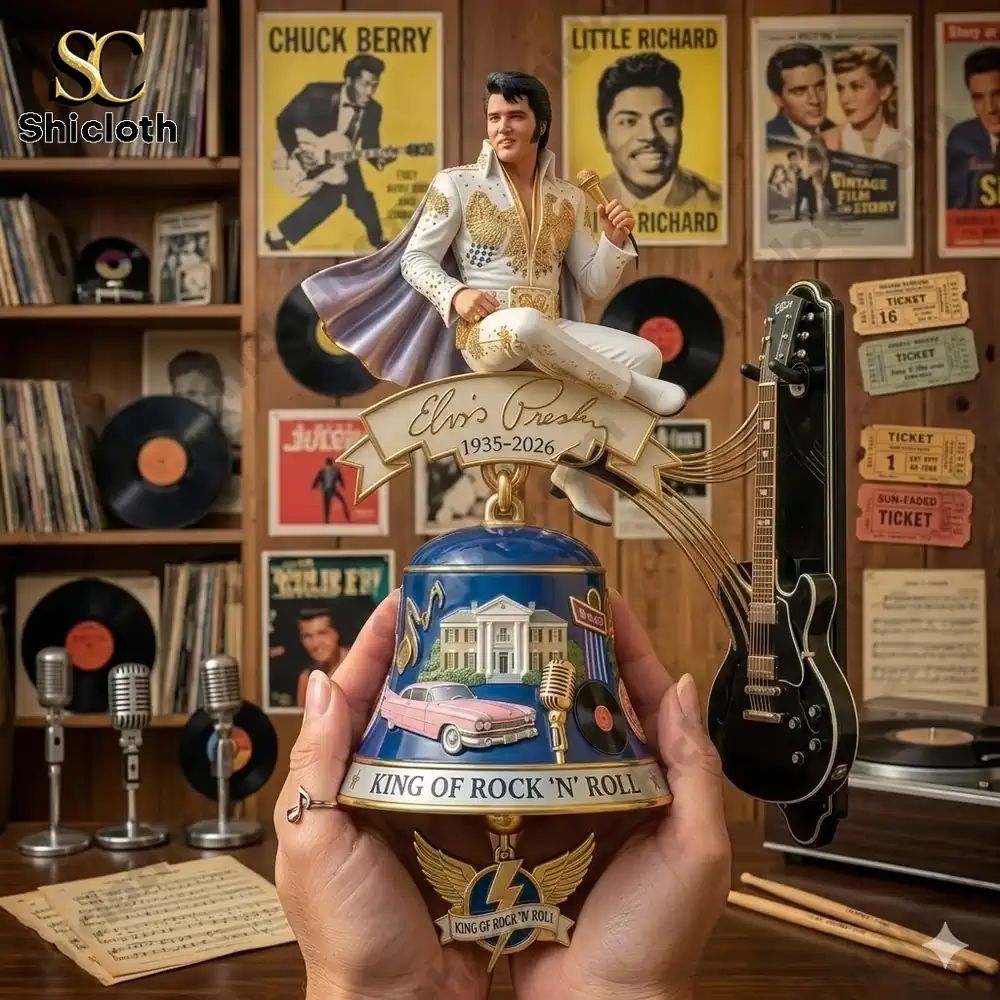 Elvis Presley 1935-2026 Commermorative Wall Bell Doorbell