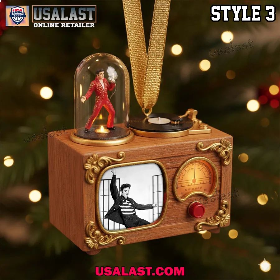Elvis Presley Radio Christmas Ornament