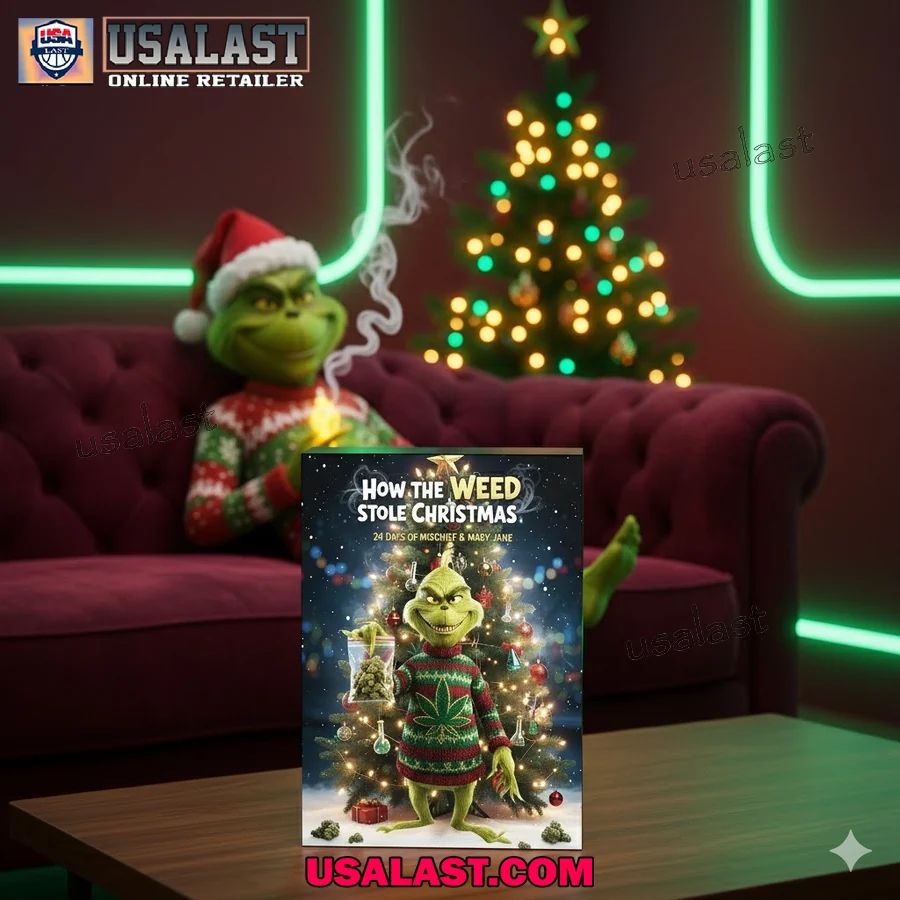 Grinch Stoner Advent Calendar Christmas Gift Box
