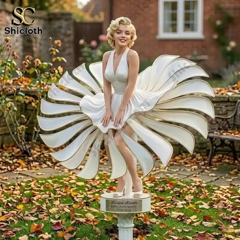 Marilyn Monroe 100th Anniversary Garden Wind Spinner