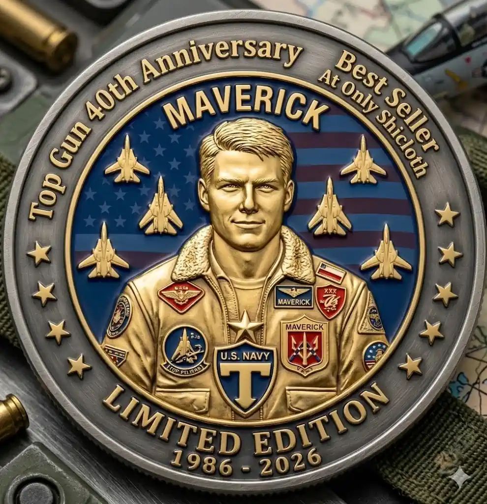 Gun Maverick 40th Anniversary Commemorative Coin