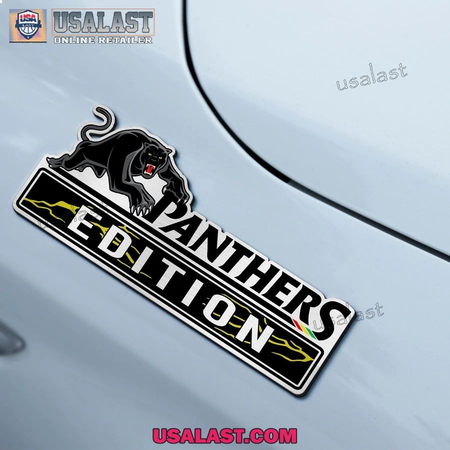 Penrith Panthers Edition Custom 3D Car Badge Sticker