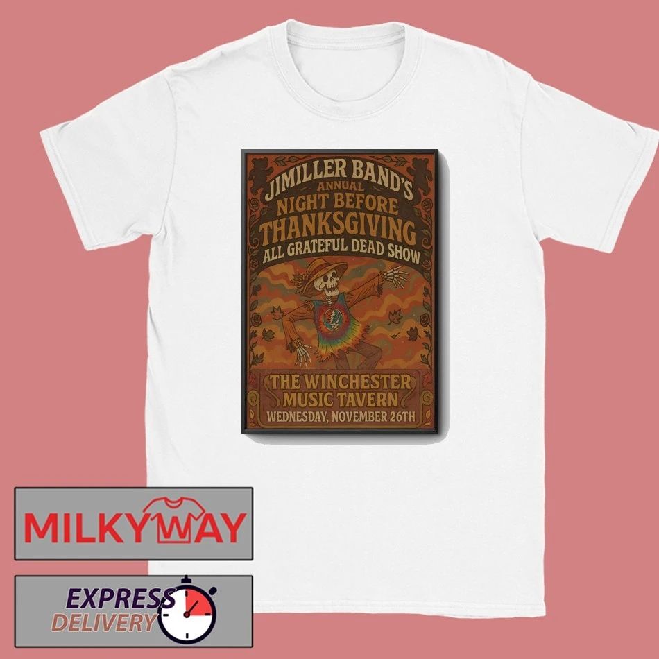 The JiMiller Band In Lakewood OH On Nov 26 2025 Poster shirt