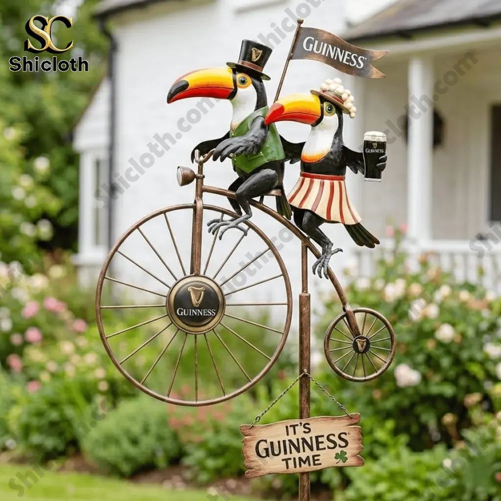Guinness Toucan Toast Wind Spinner For Garden