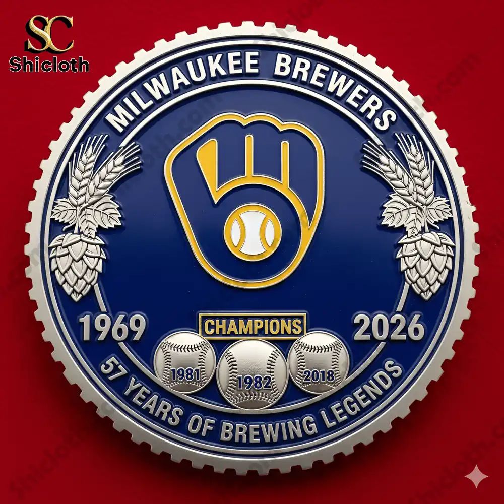 Milwaukee Brewers 57th Anniversary Commemorative Coin