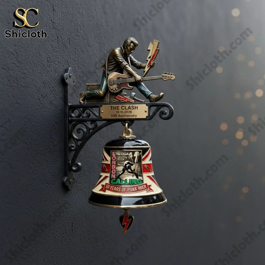 The Clash 1976-2026 50th Anniversary 3D Commemorative Wall Bell