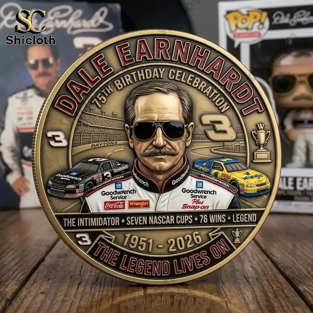 Dale Earnhardt 75th Birthday Commemorative Coin