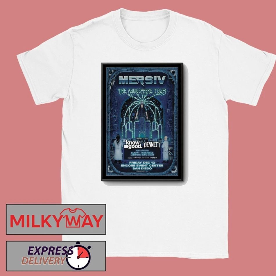 Mersiv Dec 12 2025 Poster San Diego shirt