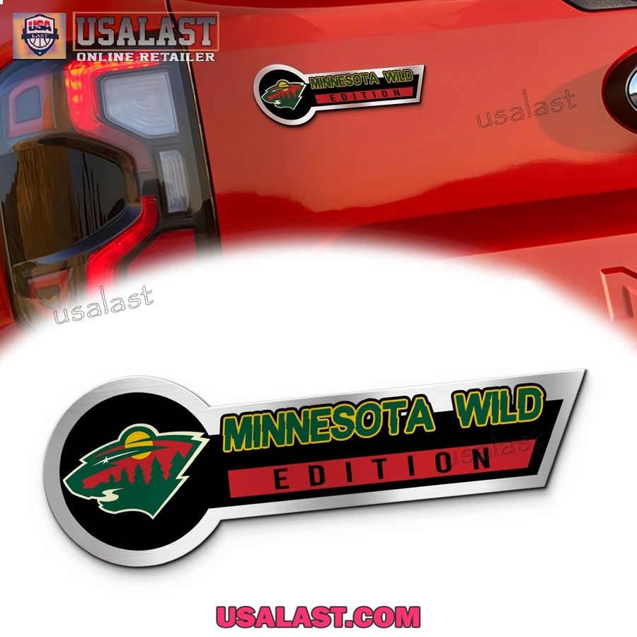 Minnesota Wild Edition 3D Engraved Car Name Emblem