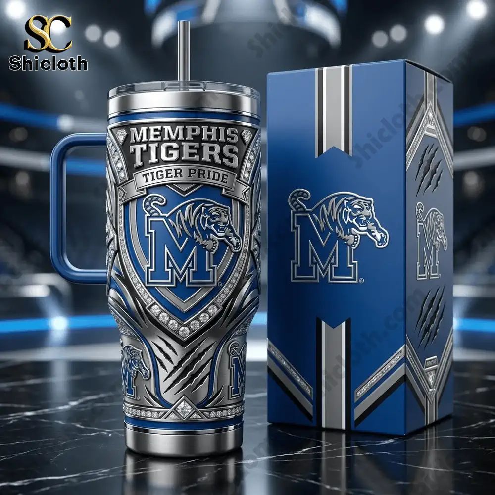 Memphis Tigers 40oz Tervis Tumbler With Handle