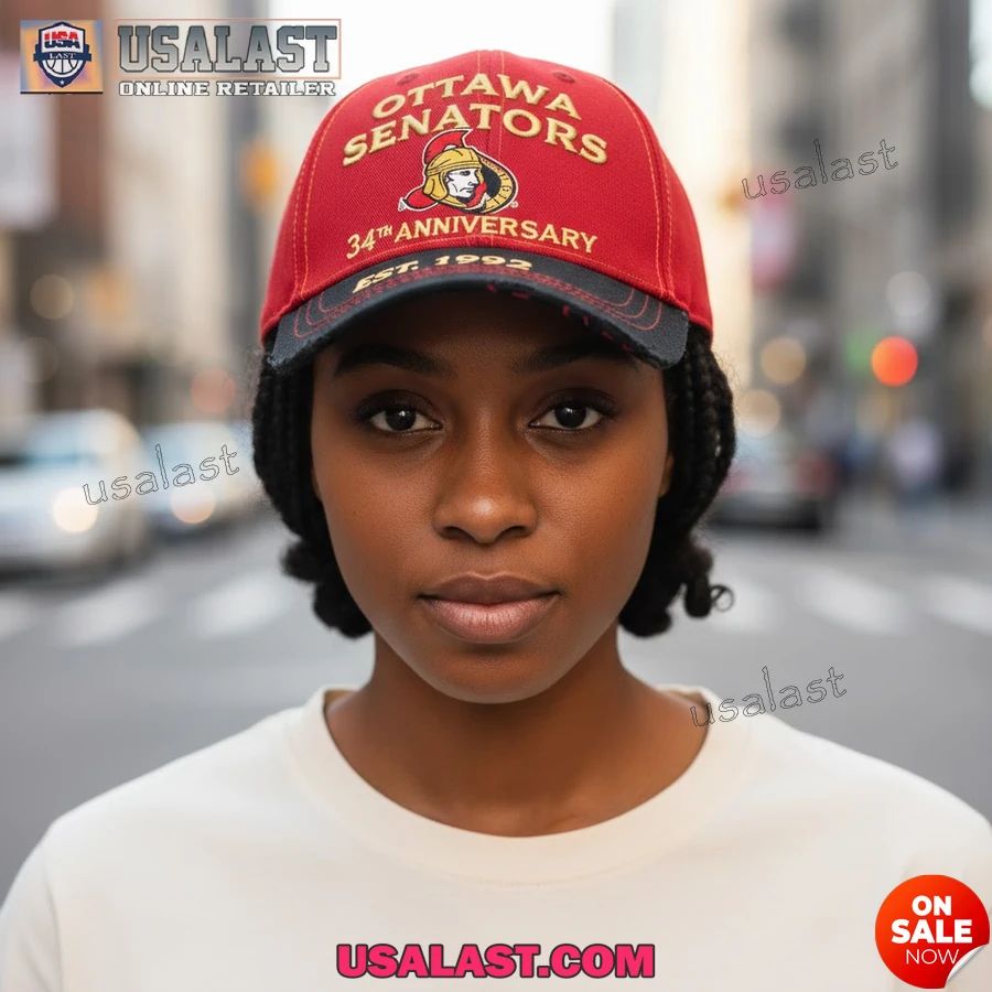 Ottawa Senators 34th Anniversary 1992-2026 Classic Cap
