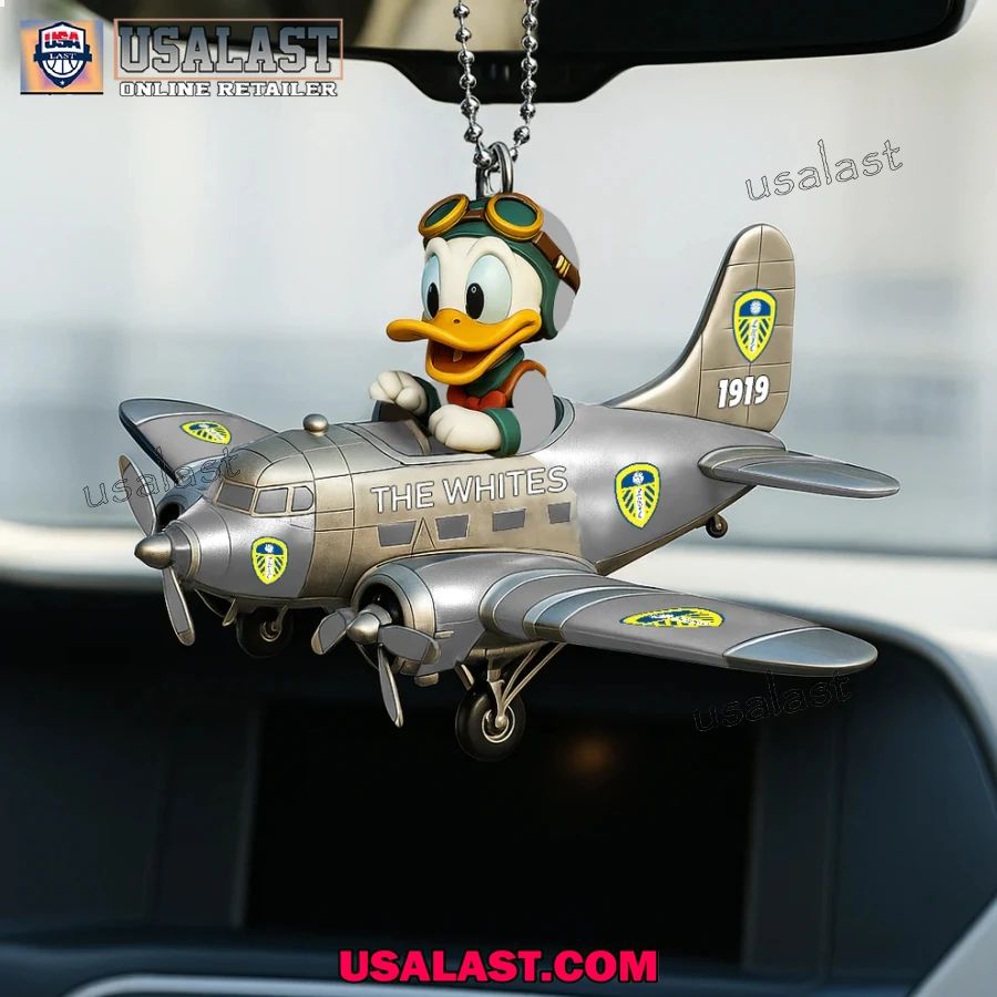 Leeds United x Donald Duck Christmas Hanging Ornament