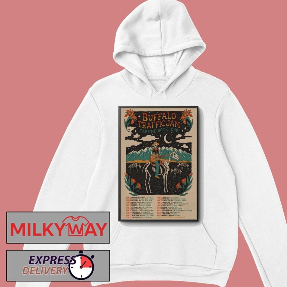 Poster Buffalo Traffic Jam Take Me Home 2026 Tour shirt