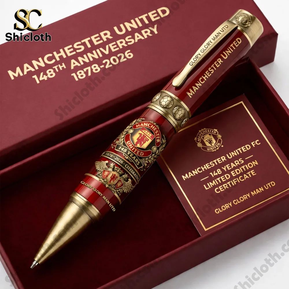 Manchester United Glory Glory 148th Anniversary 1878-2026 Pen
