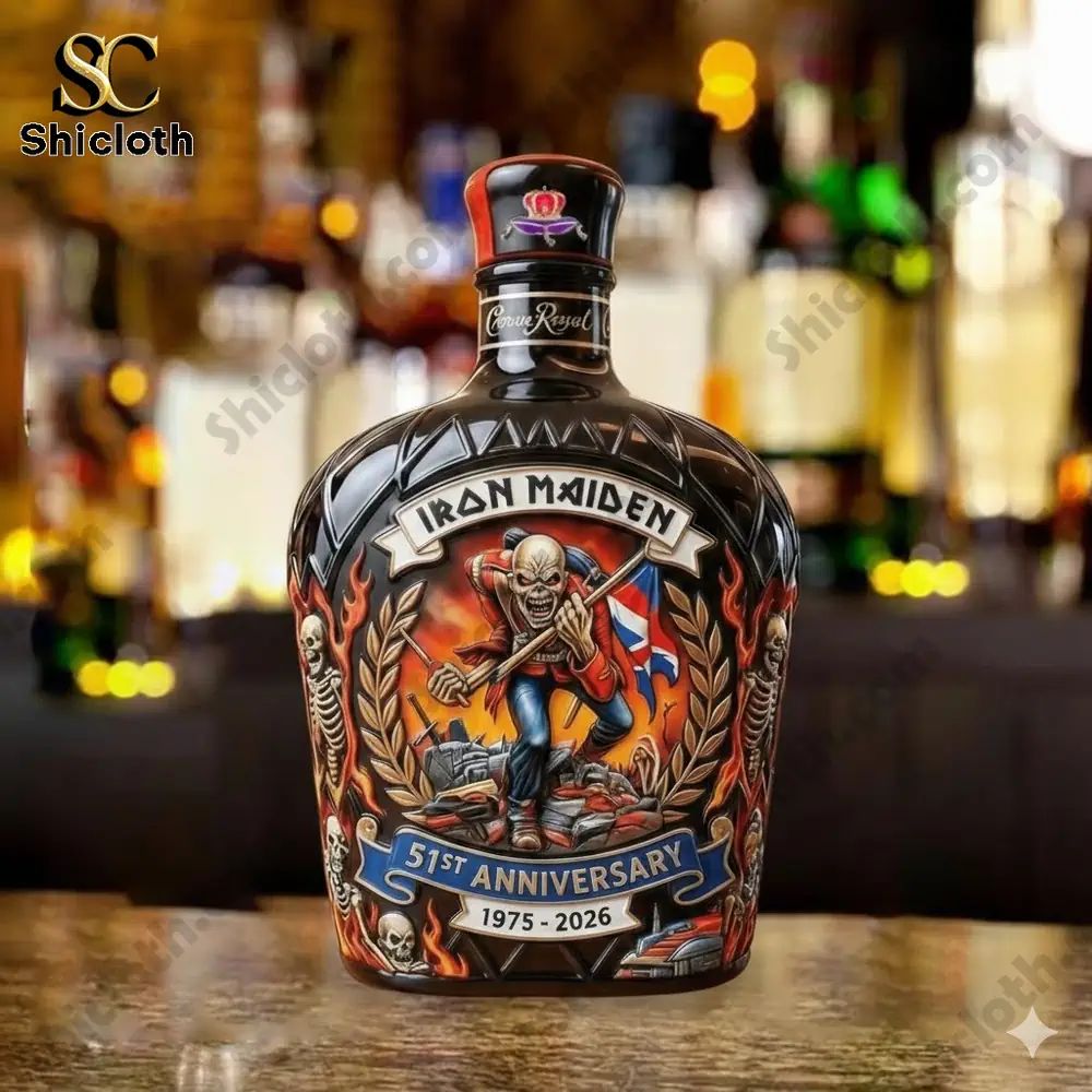 Iron Maiden 51st Anniversary 1975-2026 Whiskey Decanter
