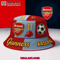 Personalized Arsenal Gunners Bucket Hat