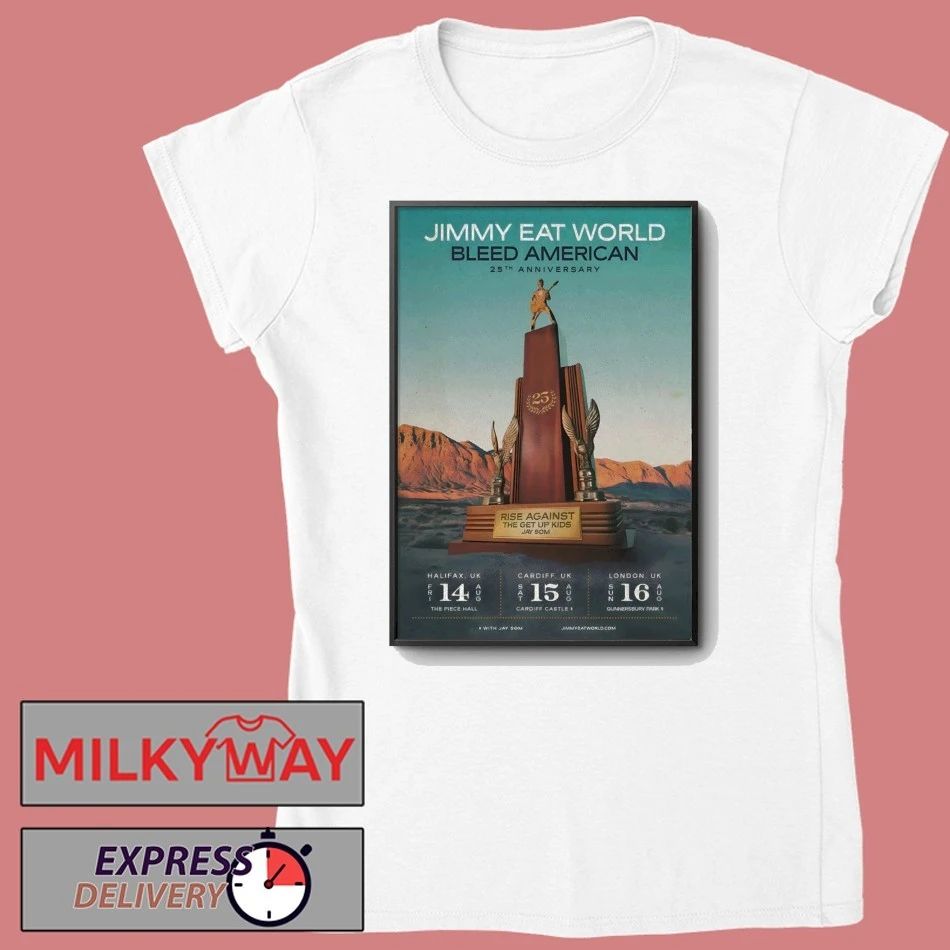 Jimmy Eat World Aug 15 2026 The Cardiff Castle In Cardiff UK Poster shirt
