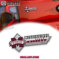 Mississippi State Bulldogs Edition 3D Car Badge Sticker