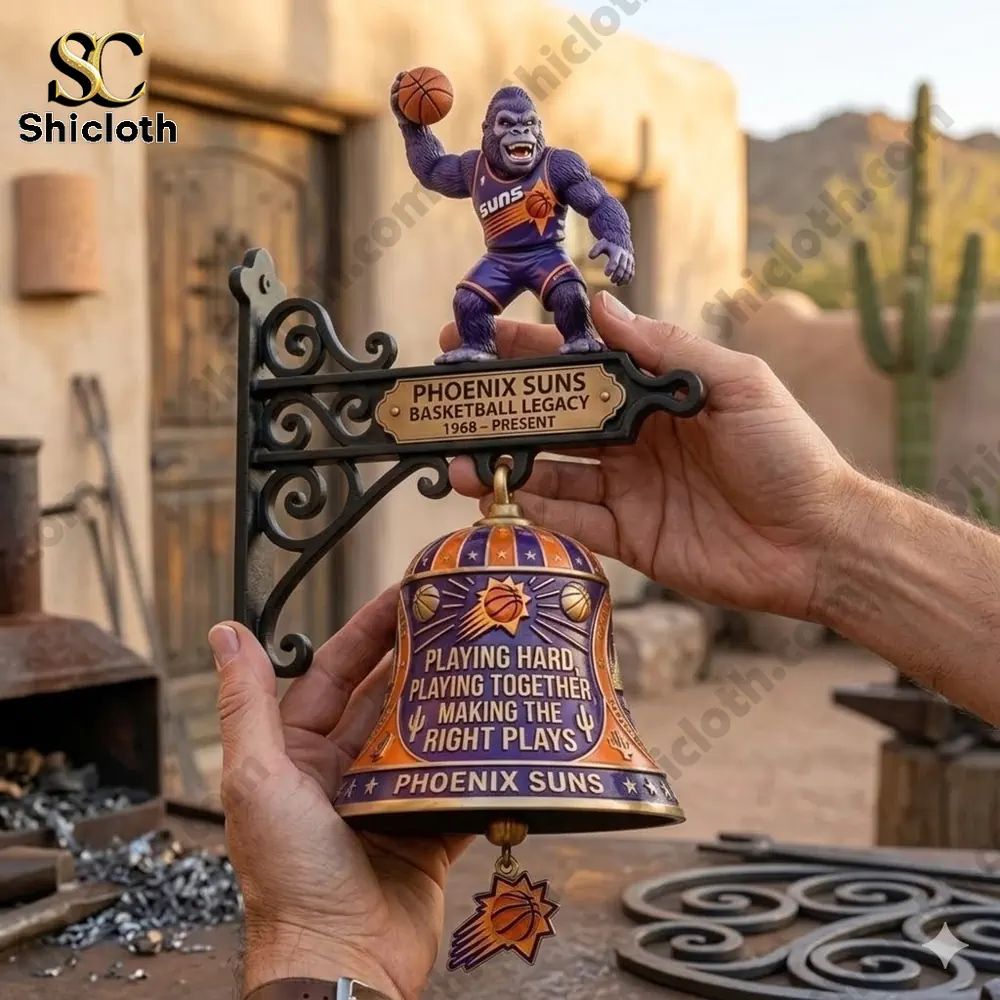 Phoenix Suns Basketball Legacy Wall Bell