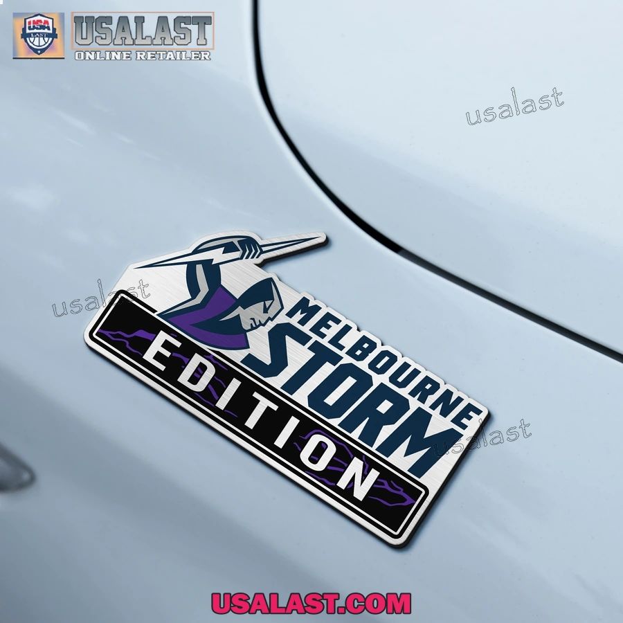 Melbourne Storm Edition Custom 3D Car Badge Sticker