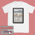 Blue 25th Anniversary New Tour 2025 Poster shirt