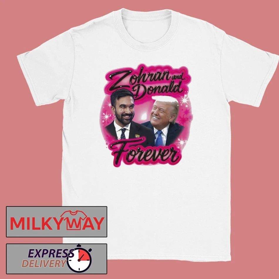 Zohran And Donald Airbrush T-shirt