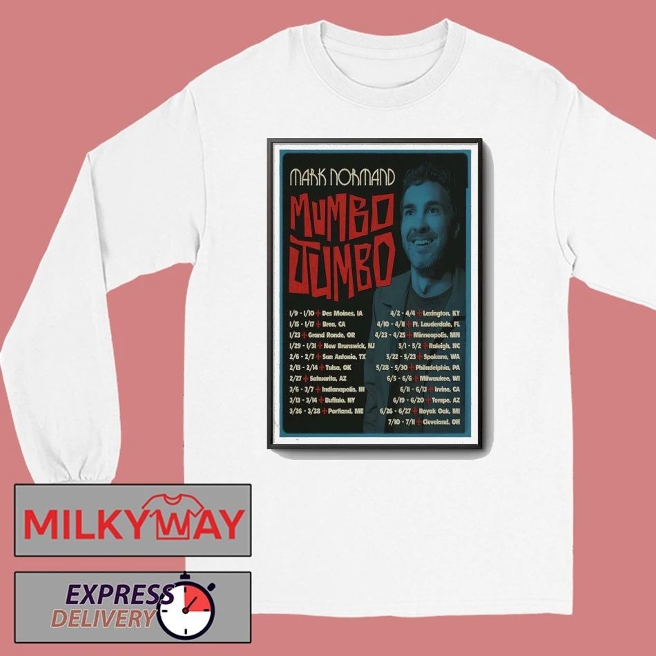 Mark Normand New 2026 Tour Poster shirt