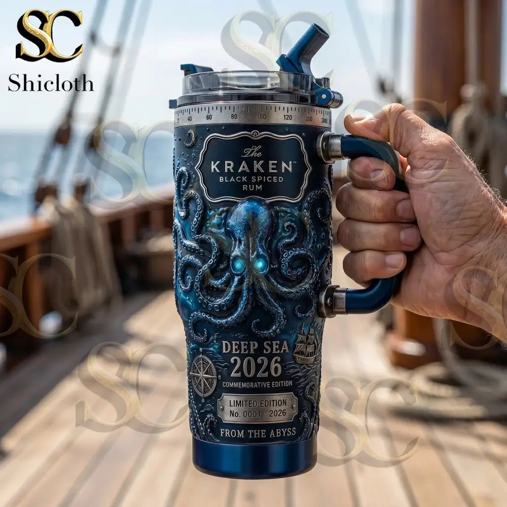 The Kraken Deep Sea 2026 Black Spiced Rum Commemorative Tumbler