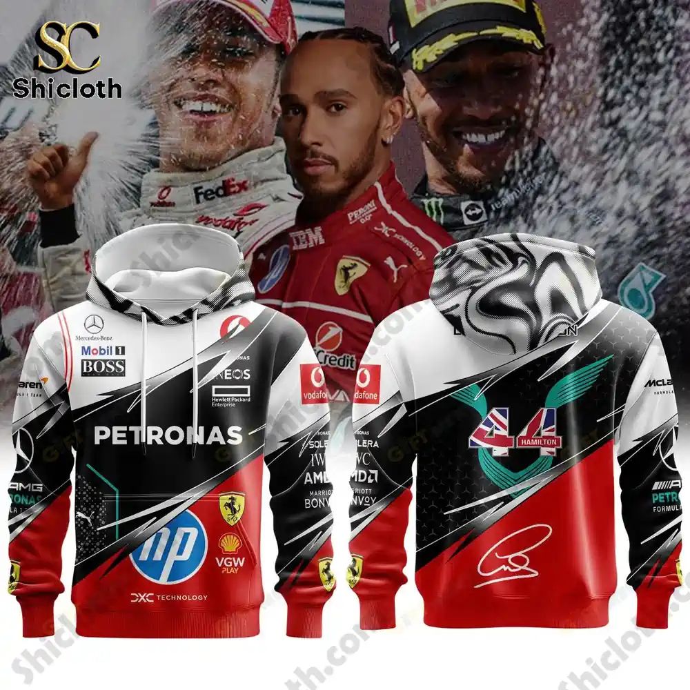Lewis Hamilton 20-Seasons In Formula One Special Hoodie