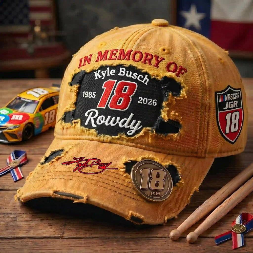 In Memory Of Kyle Busch Forever Rowdy Legends Never Lift Limited Cap