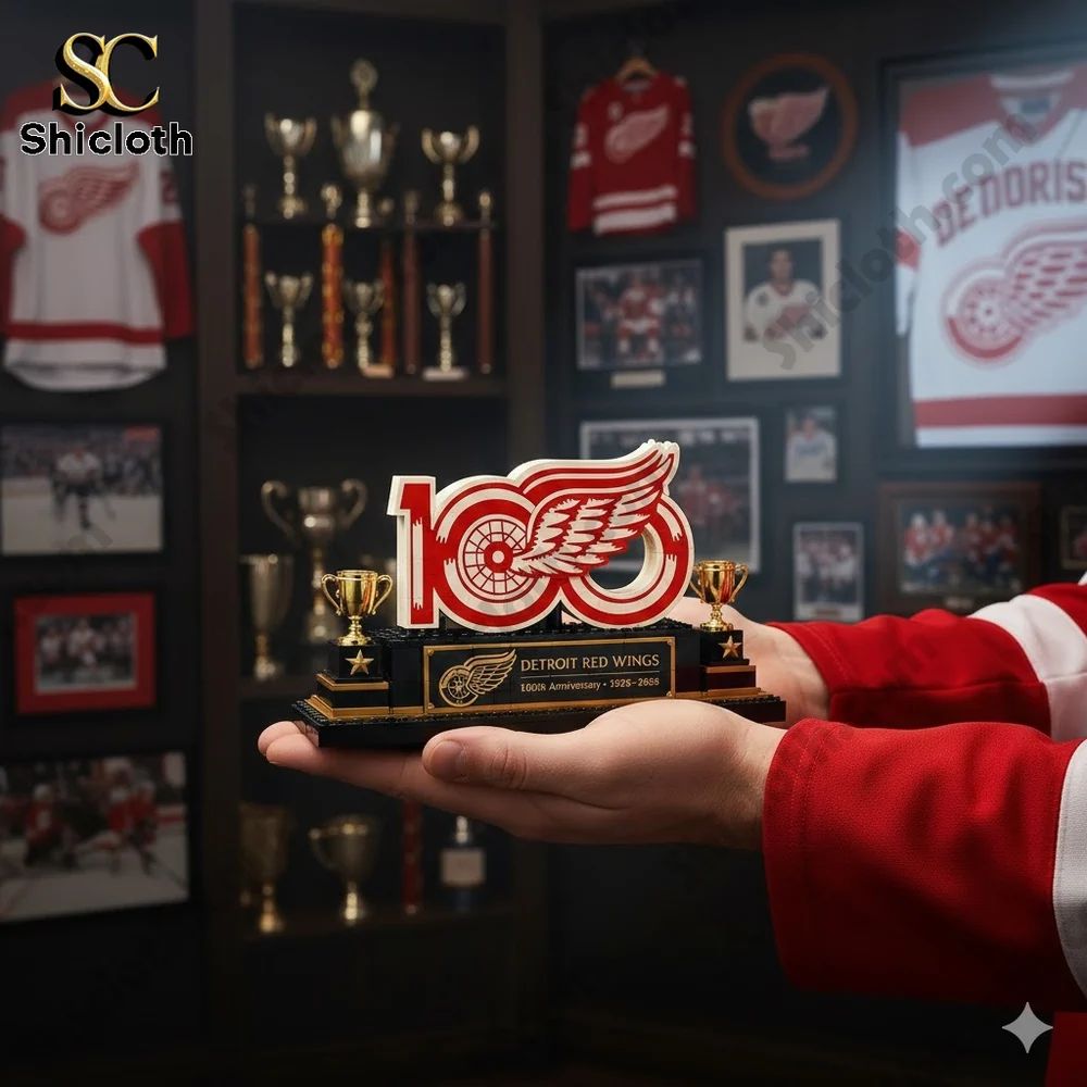 Red Wings 100th Anniversary Brick Display Set