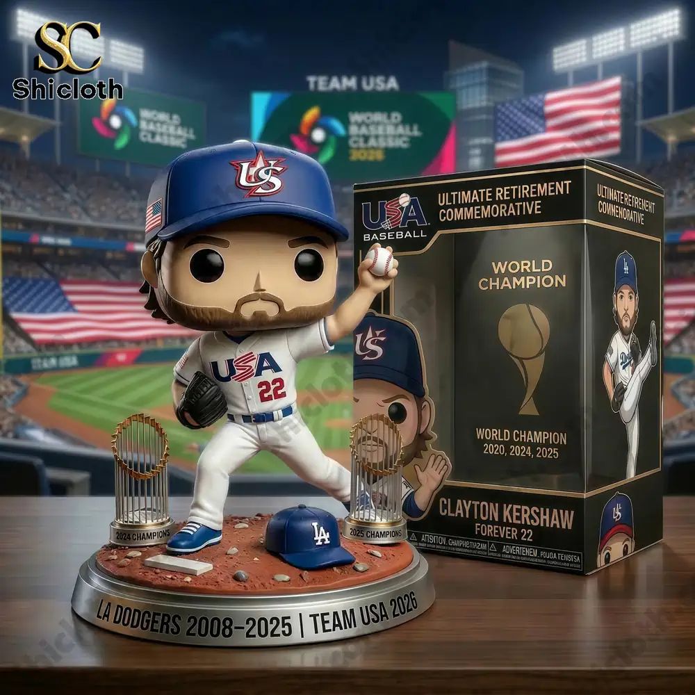 Clayton Kershaw 2026 Ultimate Retirement Commemorative Pop! Figure
