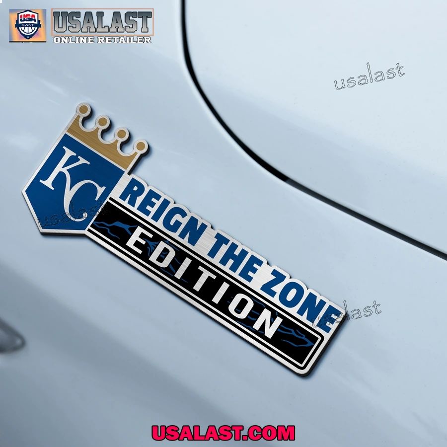 Kansas City Royals Edition Engraved Car Name Badge
